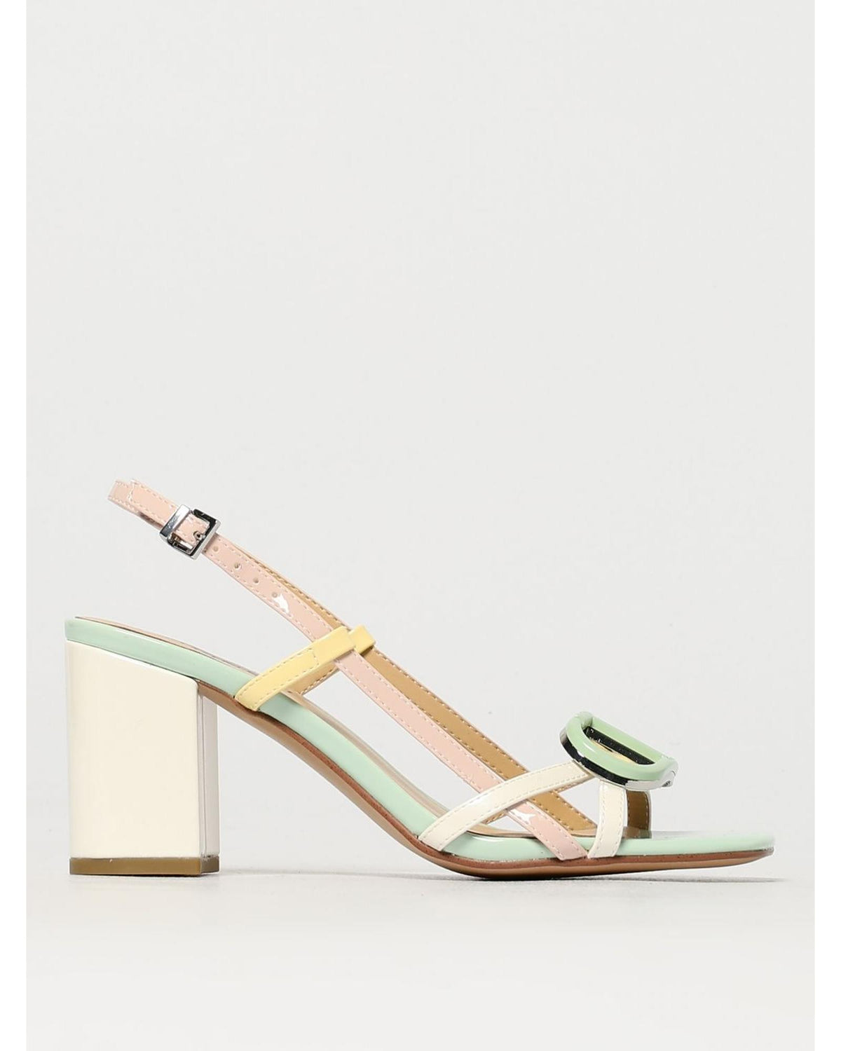 Twinset Blue Patent Leather Platform Sandals - Eljoys Fashion 