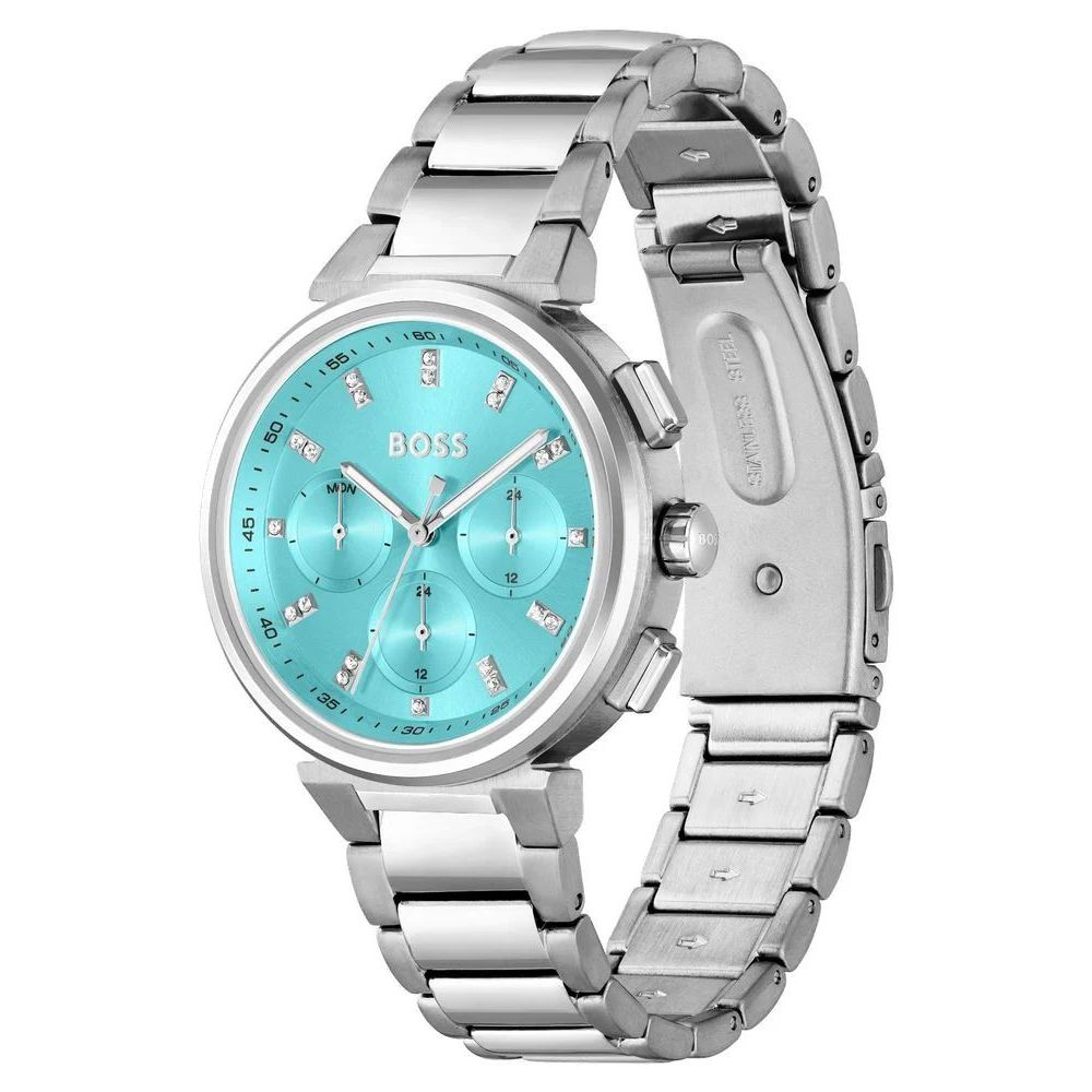 Hugo Boss Silver Stainless Steel Dress Watch - Eljoys Fashion 