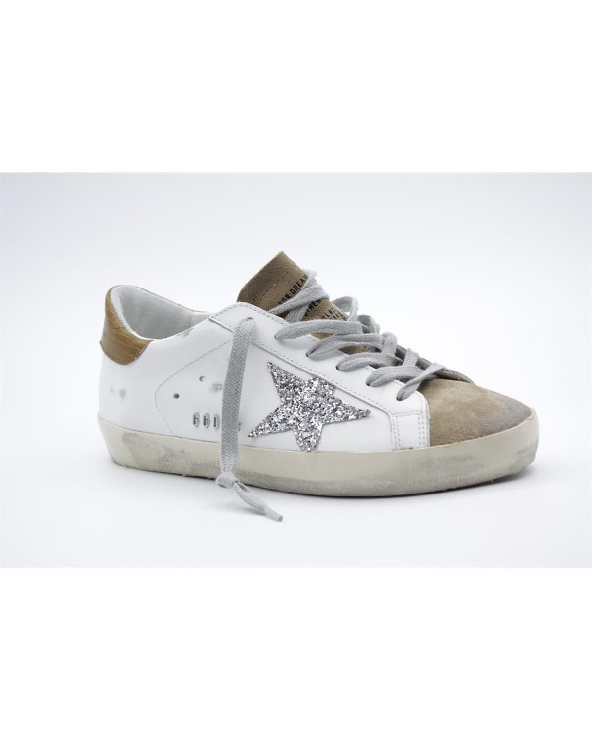 Golden Goose Brown Leather And Textile Low Top Sneakers - Eljoys Fashion 