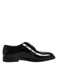 Dolce & Gabbana Black Calfskin Oxfords And Derbies - Eljoys Fashion 