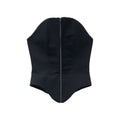 Alexander McQueen Black Wool Oves Aries Corset - Eljoys Fashion 