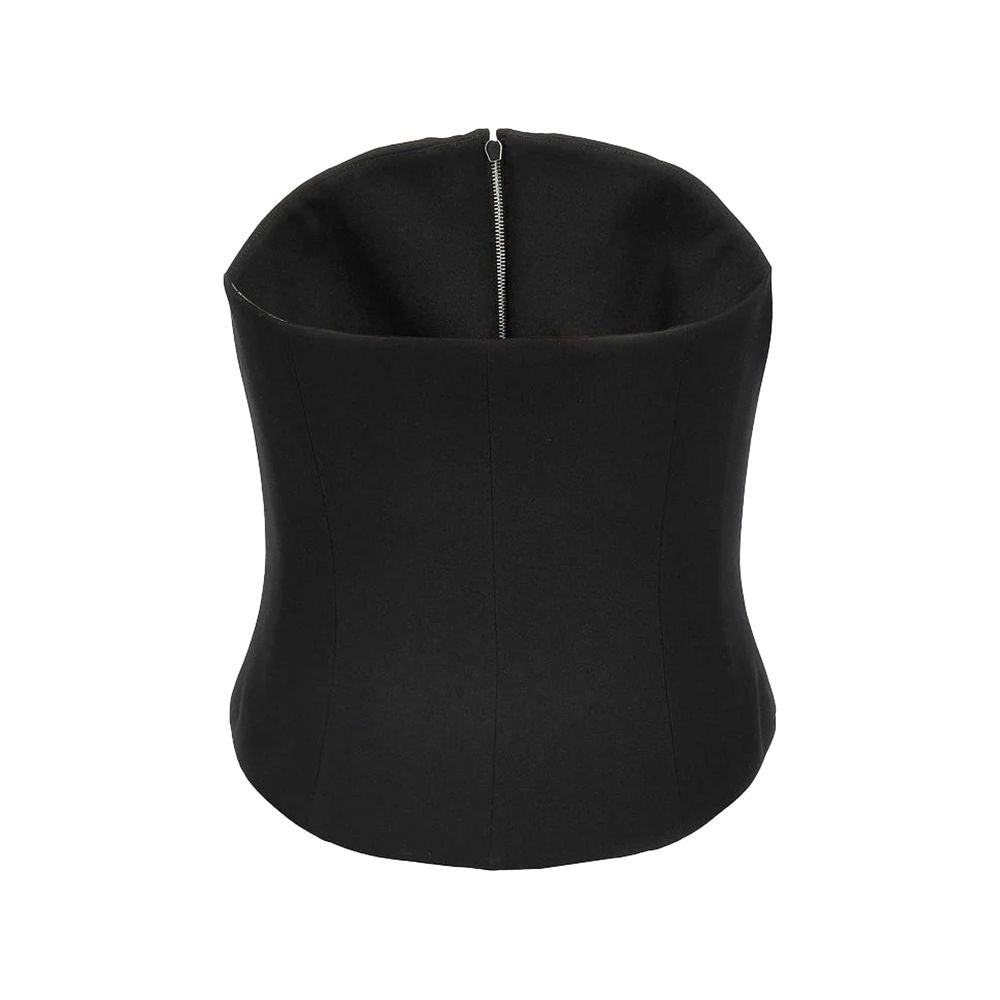 Alexander McQueen Black Wool Oves Aries Corset - Eljoys Fashion 