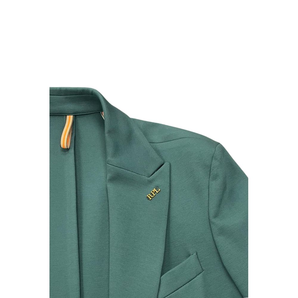 Roberto Pepe Luxury Green Viscose Men Jacket - Eljoys Fashion 