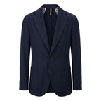 Roberto Pepe Luxury Blue Polyester Men Jacket - Eljoys Fashion 