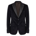 Roberto Pepe Luxury Black Cotton Men Jacket - Eljoys Fashion 