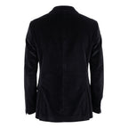 Roberto Pepe Luxury Black Cotton Men Jacket - Eljoys Fashion 