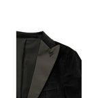 Roberto Pepe Luxury Black Cotton Men Jacket - Eljoys Fashion 