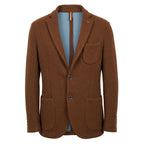 Roberto Pepe Luxury Brown Viscose Men Jacket - Eljoys Fashion 