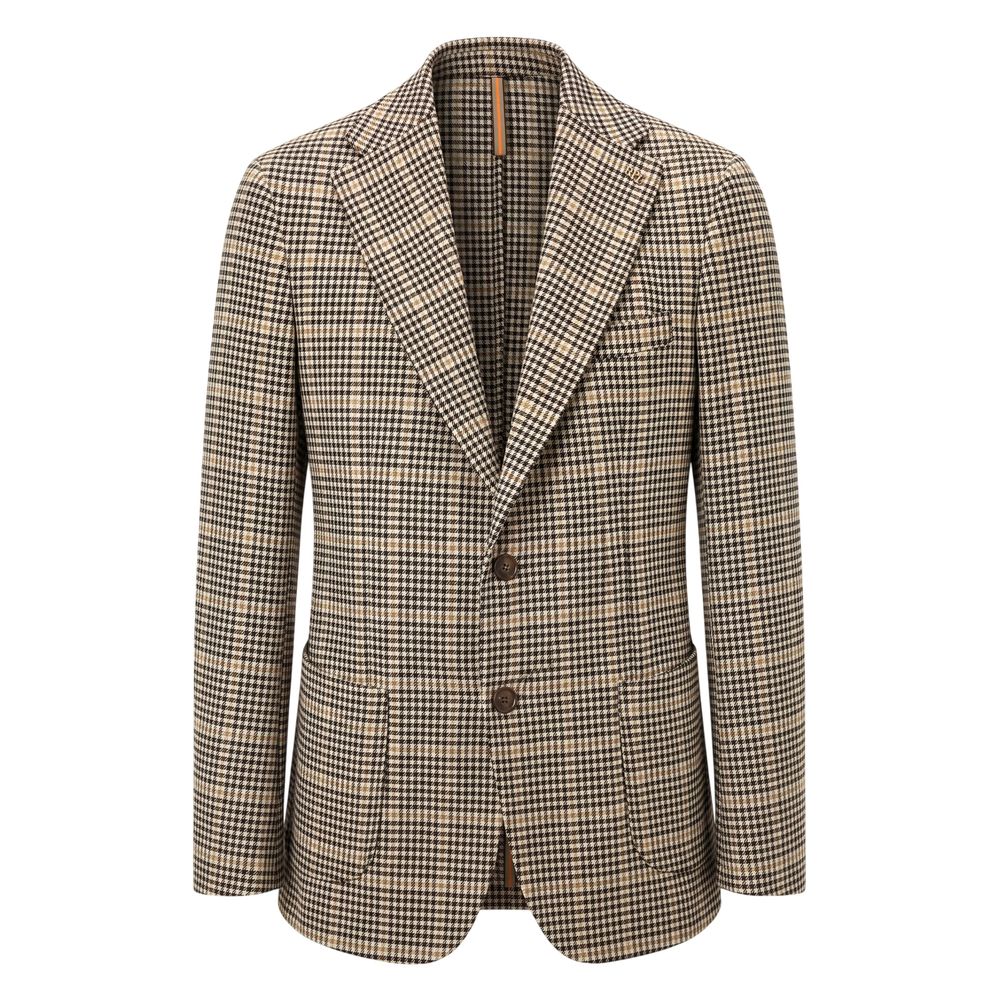 Roberto Pepe Luxury Beige Nylon Men Jacket - Eljoys Fashion 