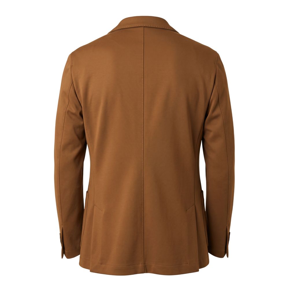 Roberto Pepe Luxury Brown Viscose Men Jacket - Eljoys Fashion 