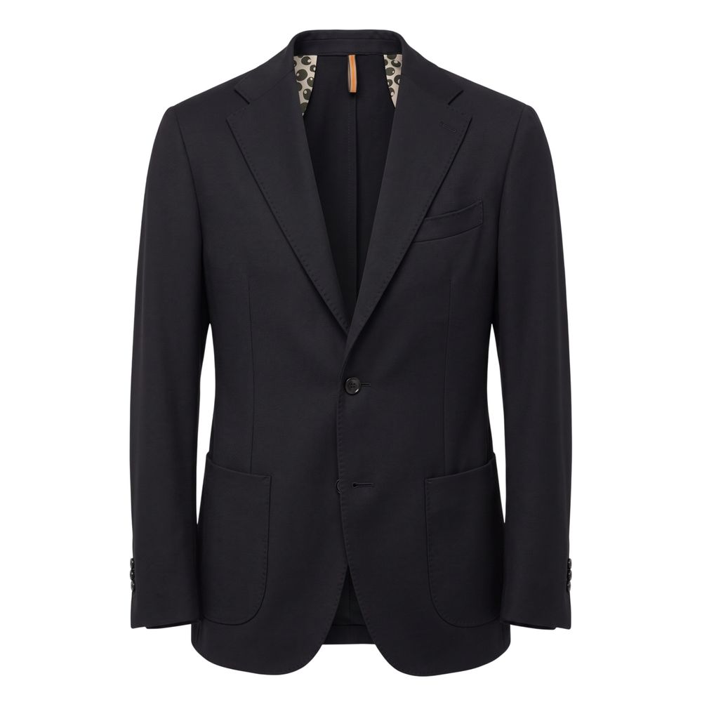 Roberto Pepe Luxury Black Polyester Men Jacket - Eljoys Fashion 