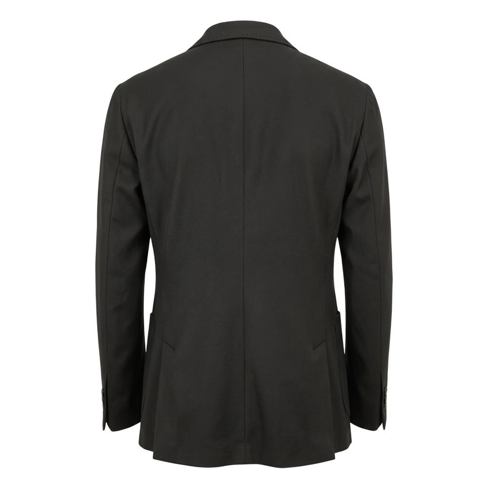 Roberto Pepe Luxury Black Polyester Men Jacket - Eljoys Fashion 