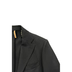 Roberto Pepe Luxury Black Polyester Men Jacket - Eljoys Fashion 