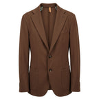 Roberto Pepe Luxury Brown Viscose Men Jacket - Eljoys Fashion 