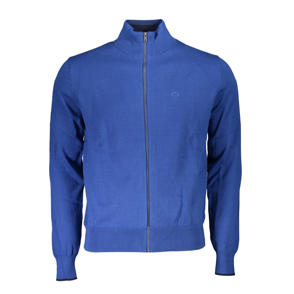 North Sails Blue Cotton Men's Cardigan - Eljoys Fashion 