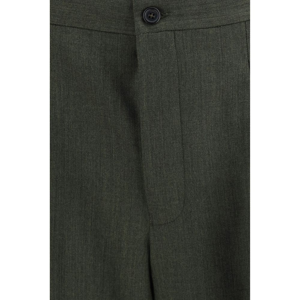 Laneus Bicolor Wool Oves Aries Casual Pants - Eljoys Fashion 