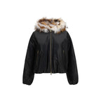 Moose Knuckles Black Lambskin Leather Jacket - Eljoys Fashion 