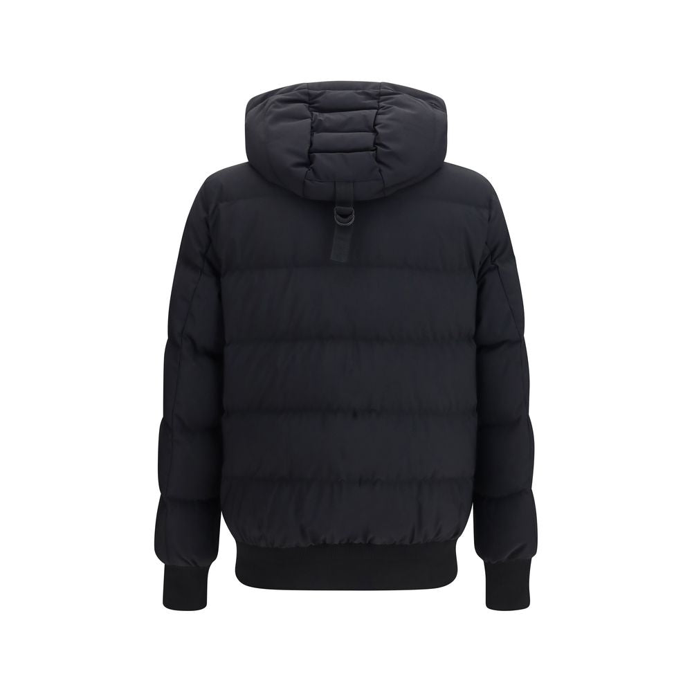 Moose Knuckles Black Nylon Full-Length Jacket - Eljoys Fashion 