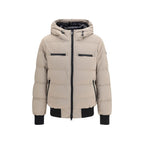 Moose Knuckles Beige Nylon Full-Length Jacket - Eljoys Fashion 