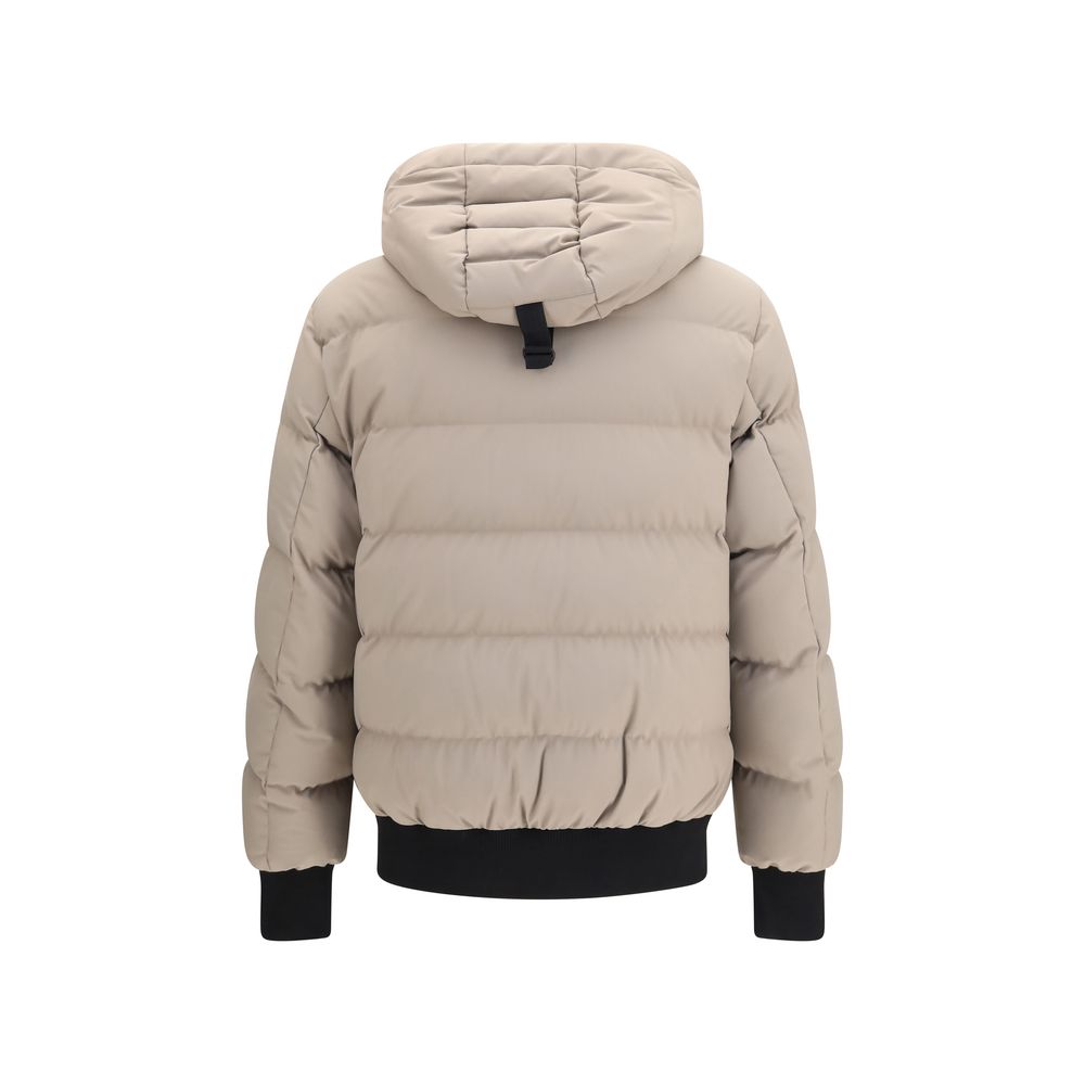 Moose Knuckles Beige Nylon Full-Length Jacket - Eljoys Fashion 