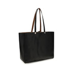 Valentino Garavani Black Calf Leather Bos Taurus Shoulder Bag