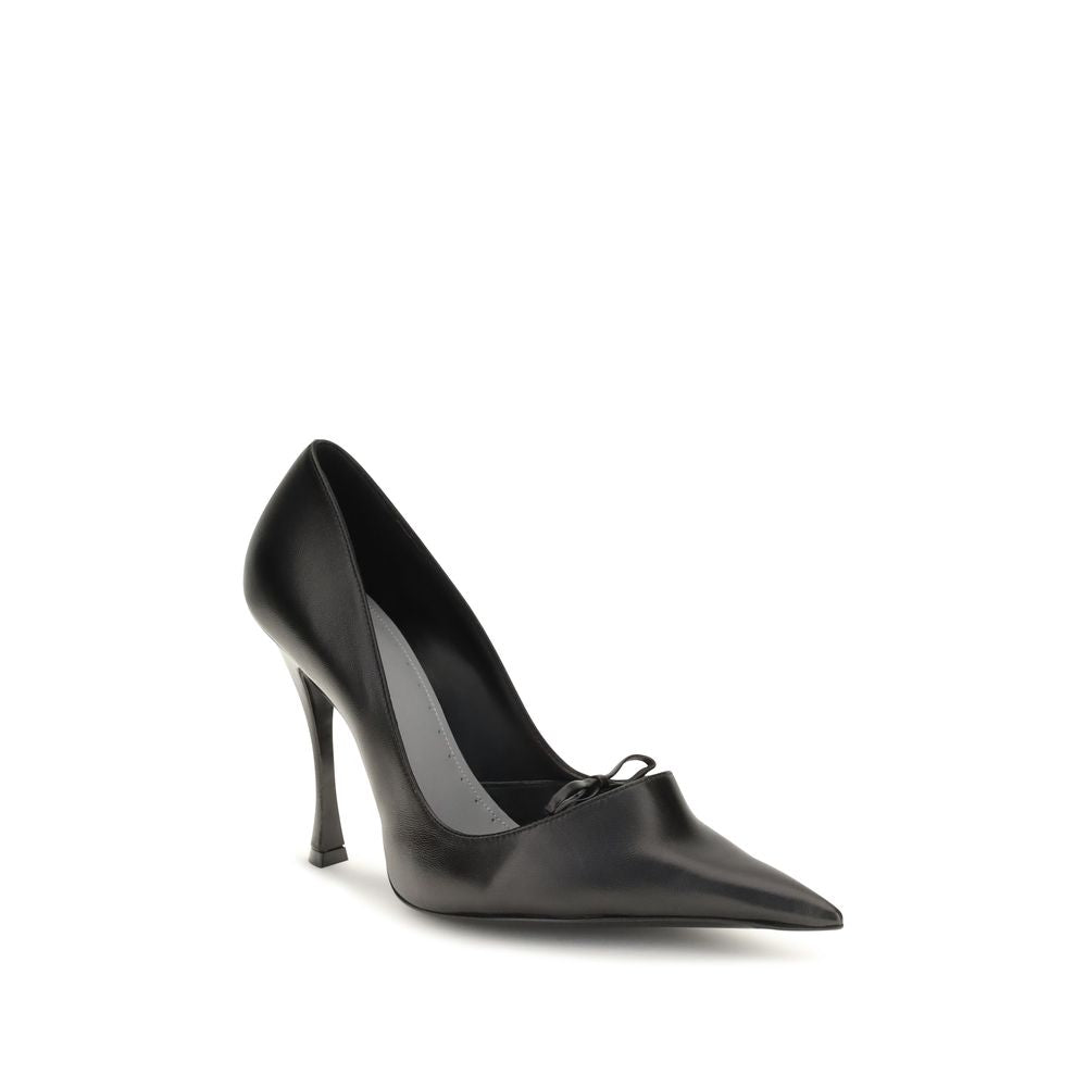 Balenciaga Black Lamb Ovis Aries High Heel Pumps - Eljoys Fashion 