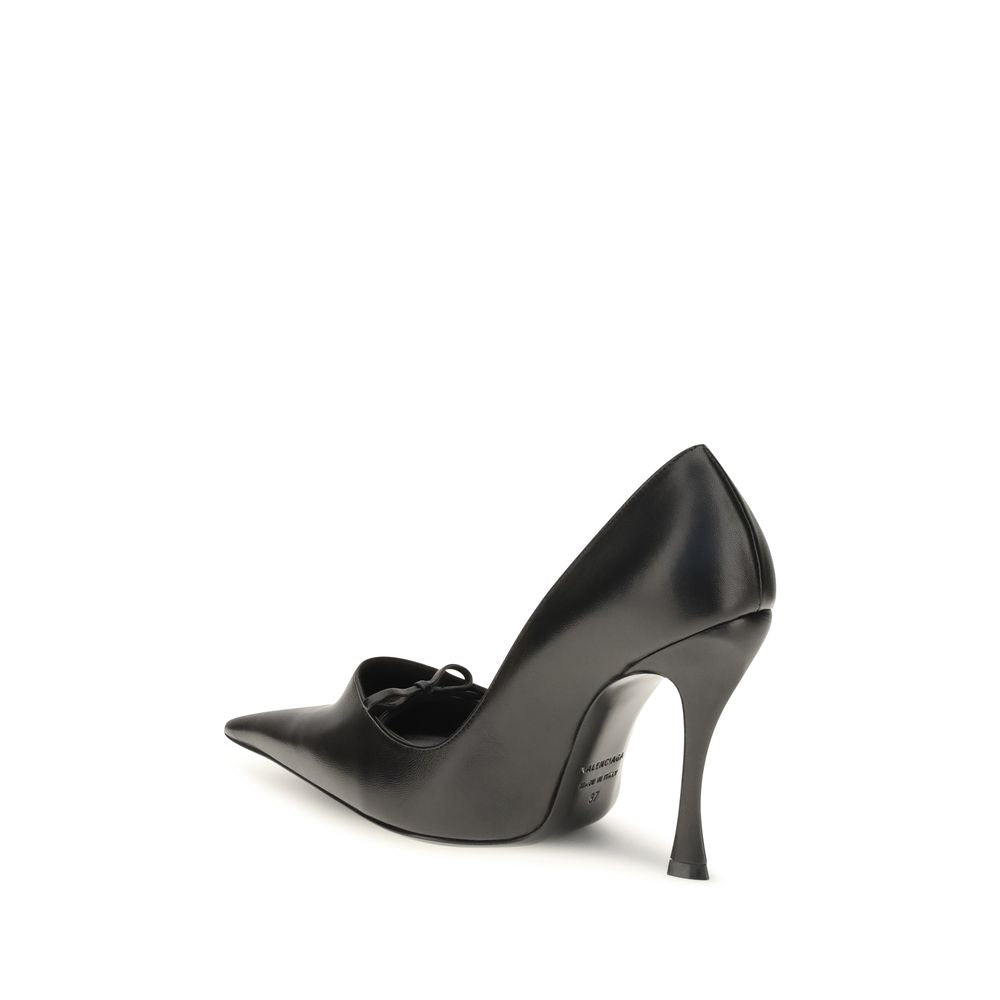 Balenciaga Black Lamb Ovis Aries High Heel Pumps - Eljoys Fashion 