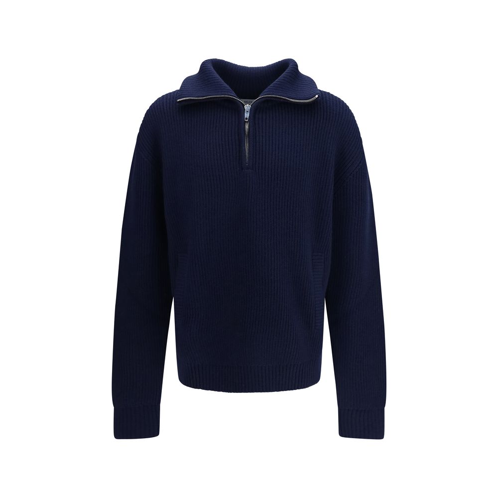 Balenciaga Blue Wool Oves Aries Sweatshirt - Eljoys Fashion 