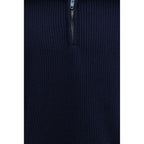 Balenciaga Blue Wool Oves Aries Sweatshirt - Eljoys Fashion 