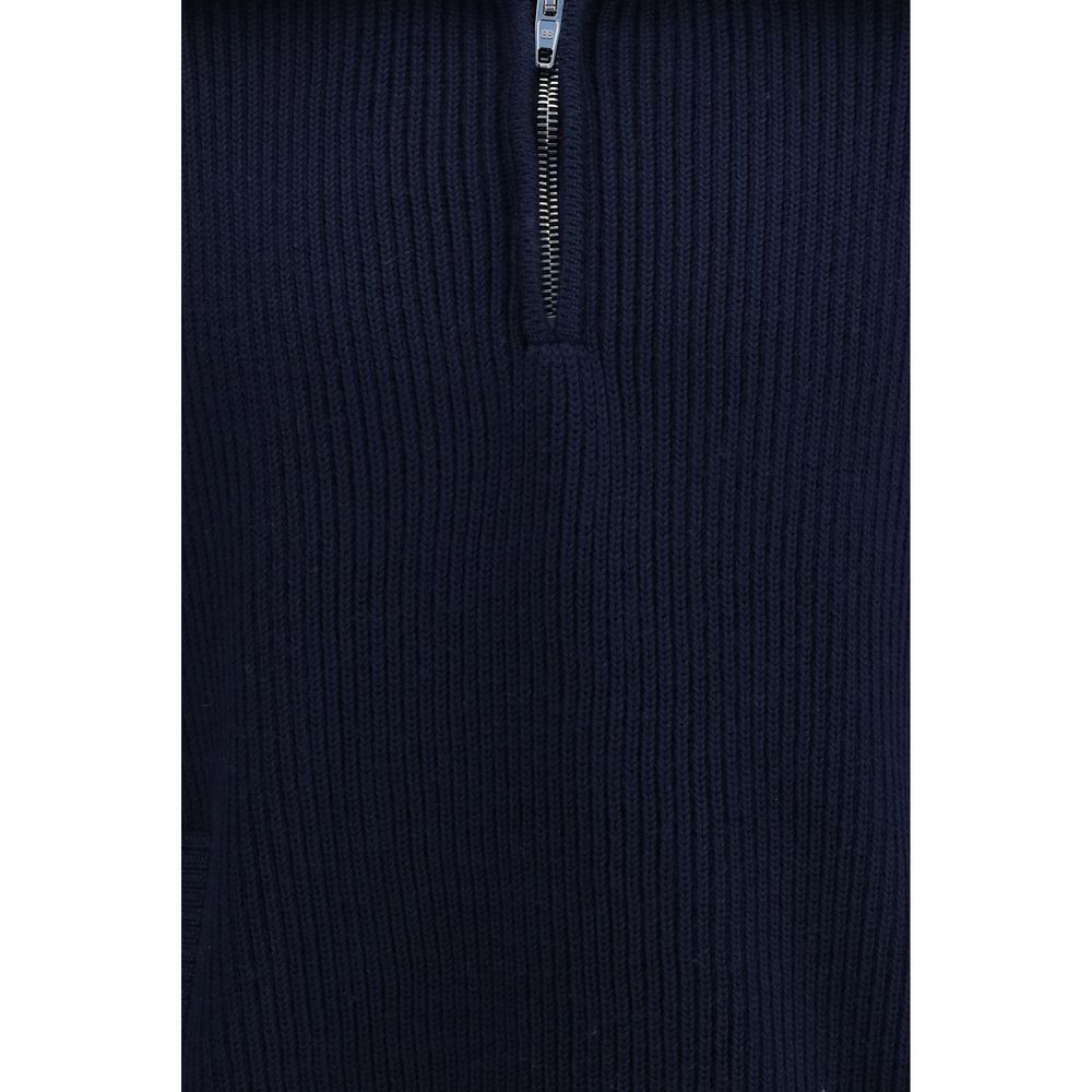 Balenciaga Blue Wool Oves Aries Sweatshirt - Eljoys Fashion 