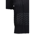 Alexander McQueen Black Viscose T-Shirt - Eljoys Fashion 