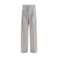 Laneus Gray Wool Oves Aries Casual Pants - Eljoys Fashion 