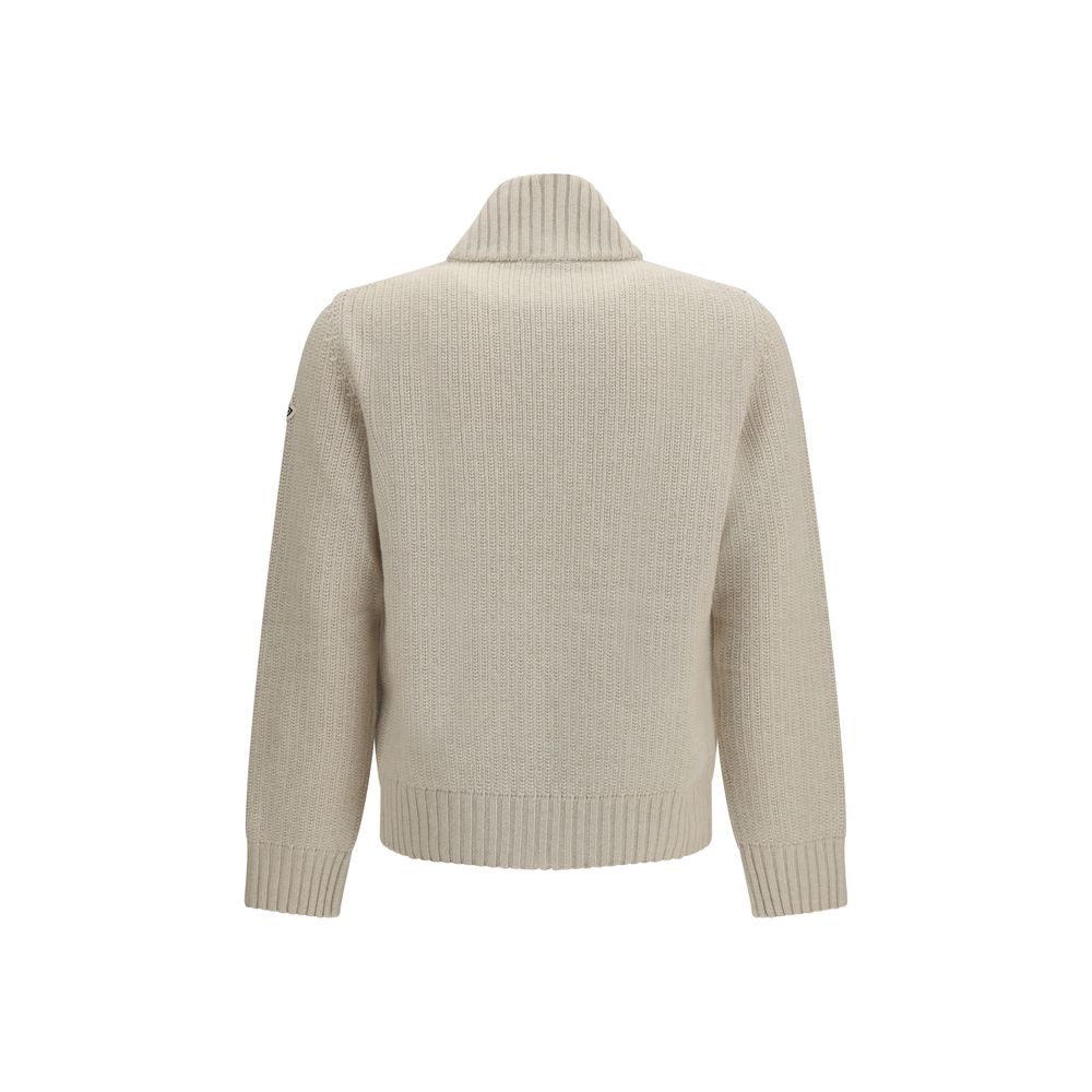 Moncler Beige Cashmere Sweater - Eljoys Fashion 
