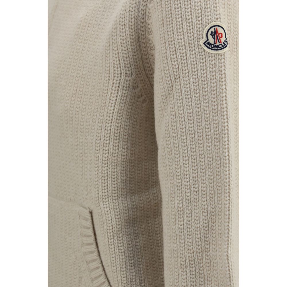 Moncler Beige Cashmere Sweater - Eljoys Fashion 