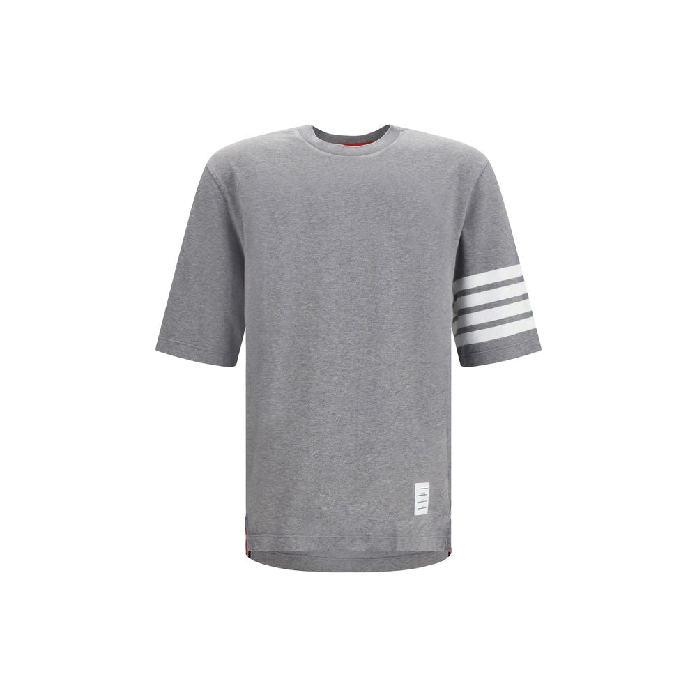 Thom Browne Gray Cotton T-Shirt