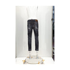 Dsquared² Black Cotton Skinny Jeans - Eljoys Fashion 
