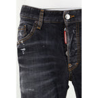 Dsquared² Black Cotton Skinny Jeans - Eljoys Fashion 