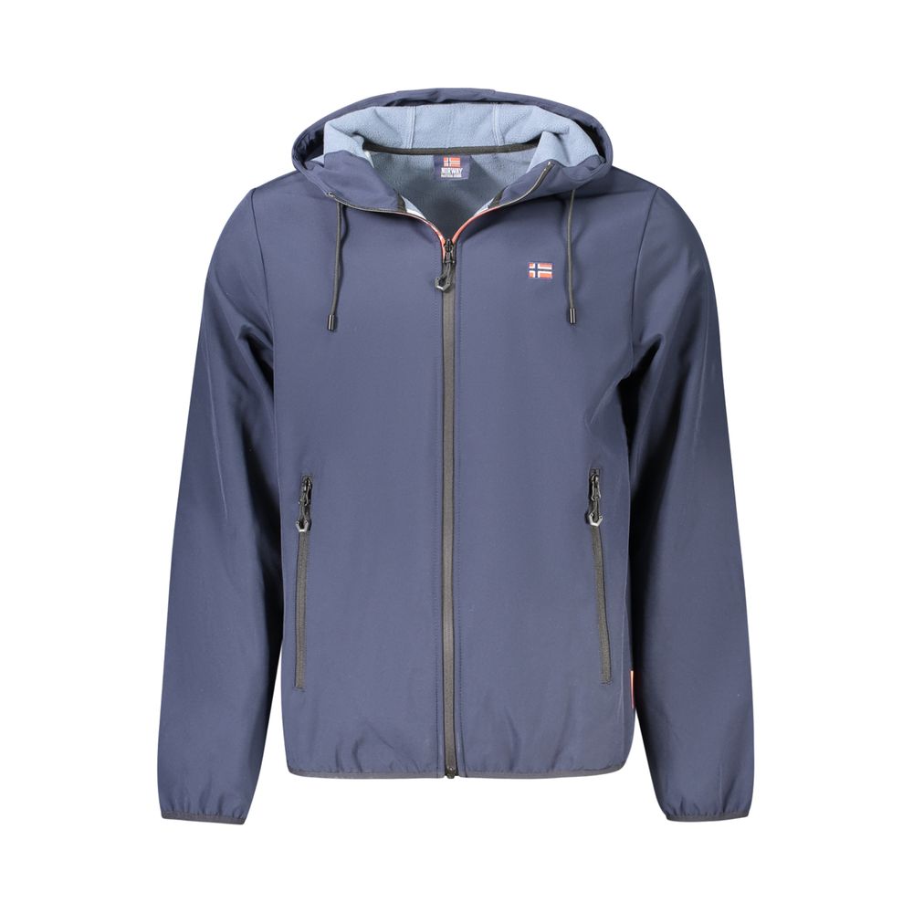Norway 1963 Blue Polyester Men Jacket - Eljoys Fashion 