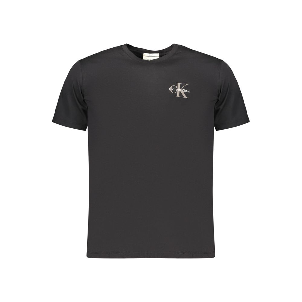 Calvin Klein Black Cotton Men's T-Shirt - Eljoys Fashion 