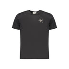 Calvin Klein Black Cotton Men's T-Shirt - Eljoys Fashion 