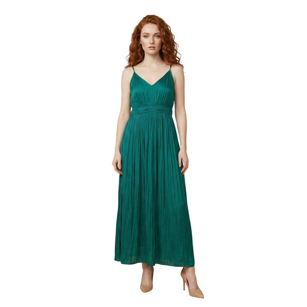 Morgan De Toi Bicolor Polyester Long Dress - Eljoys Fashion 