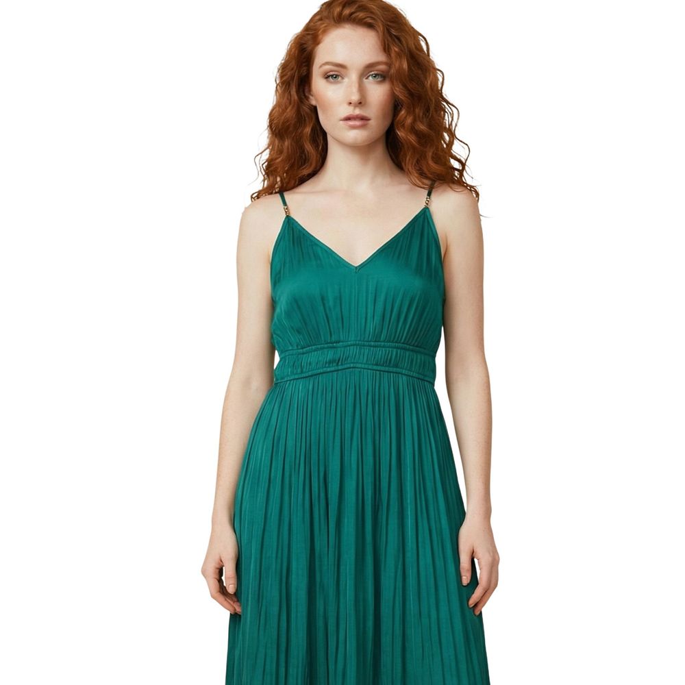 Morgan De Toi Bicolor Polyester Long Dress - Eljoys Fashion 