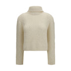 Moncler Beige Wool Oves Aries Turtleneck - Eljoys Fashion 
