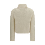 Moncler Beige Wool Oves Aries Turtleneck - Eljoys Fashion 