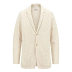 Malo White Cotton Men's Cardigan - Eljoys Fashion 
