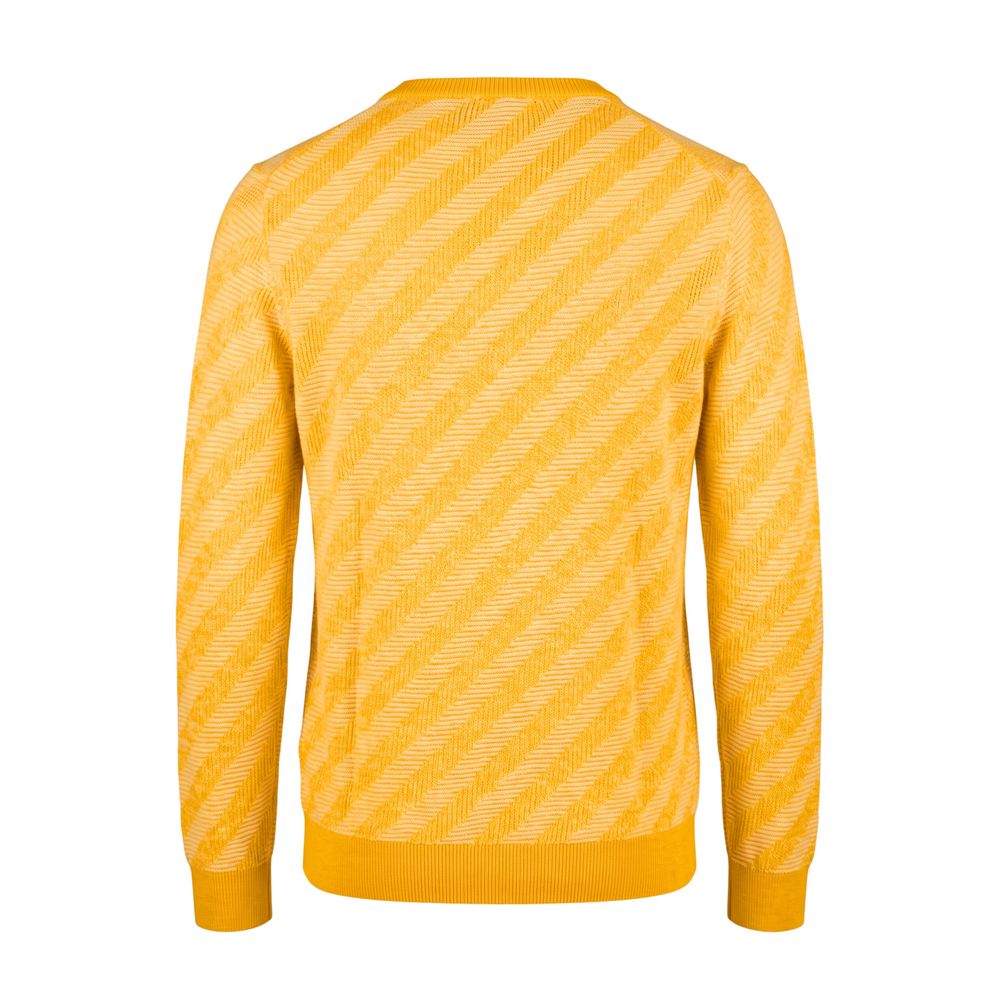 Malo Orange Linen Men Sweater - Eljoys Fashion 