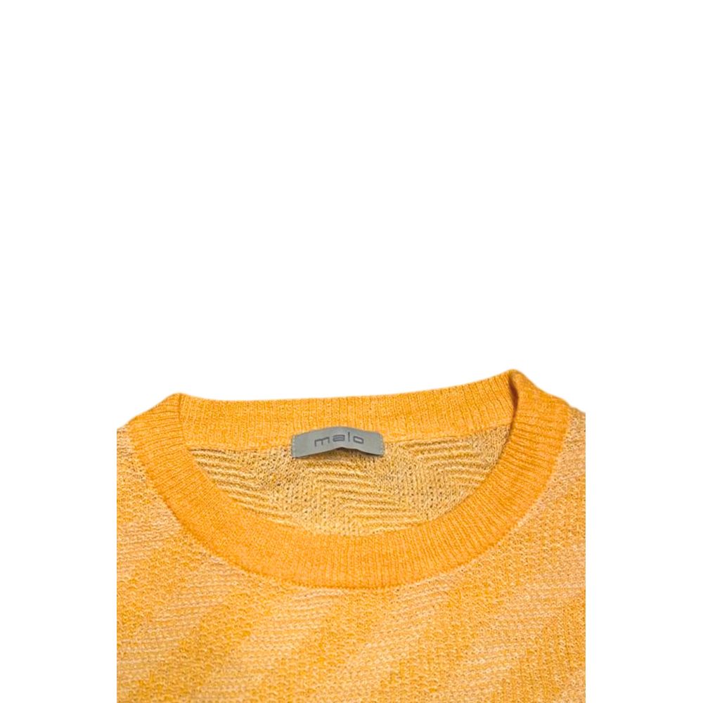 Malo Orange Linen Men Sweater - Eljoys Fashion 