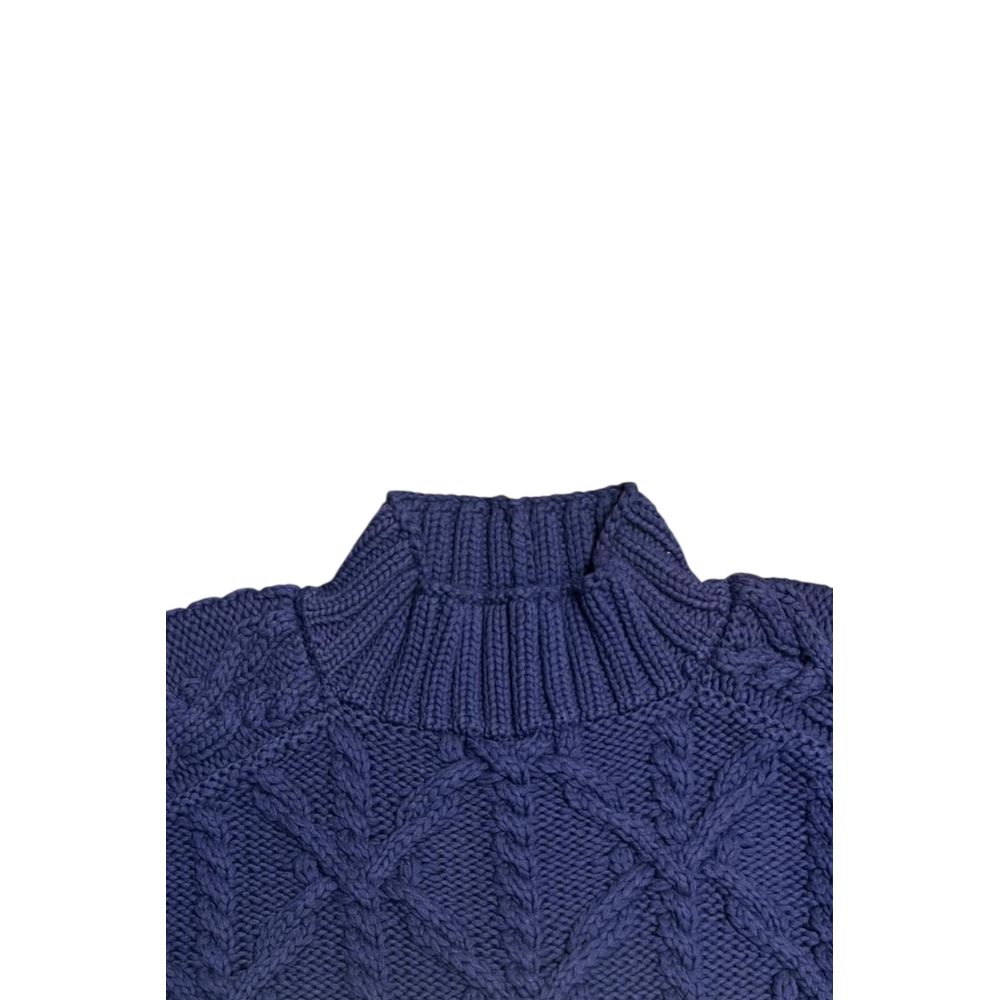 Malo Blue Cotton Men Sweater - Eljoys Fashion 