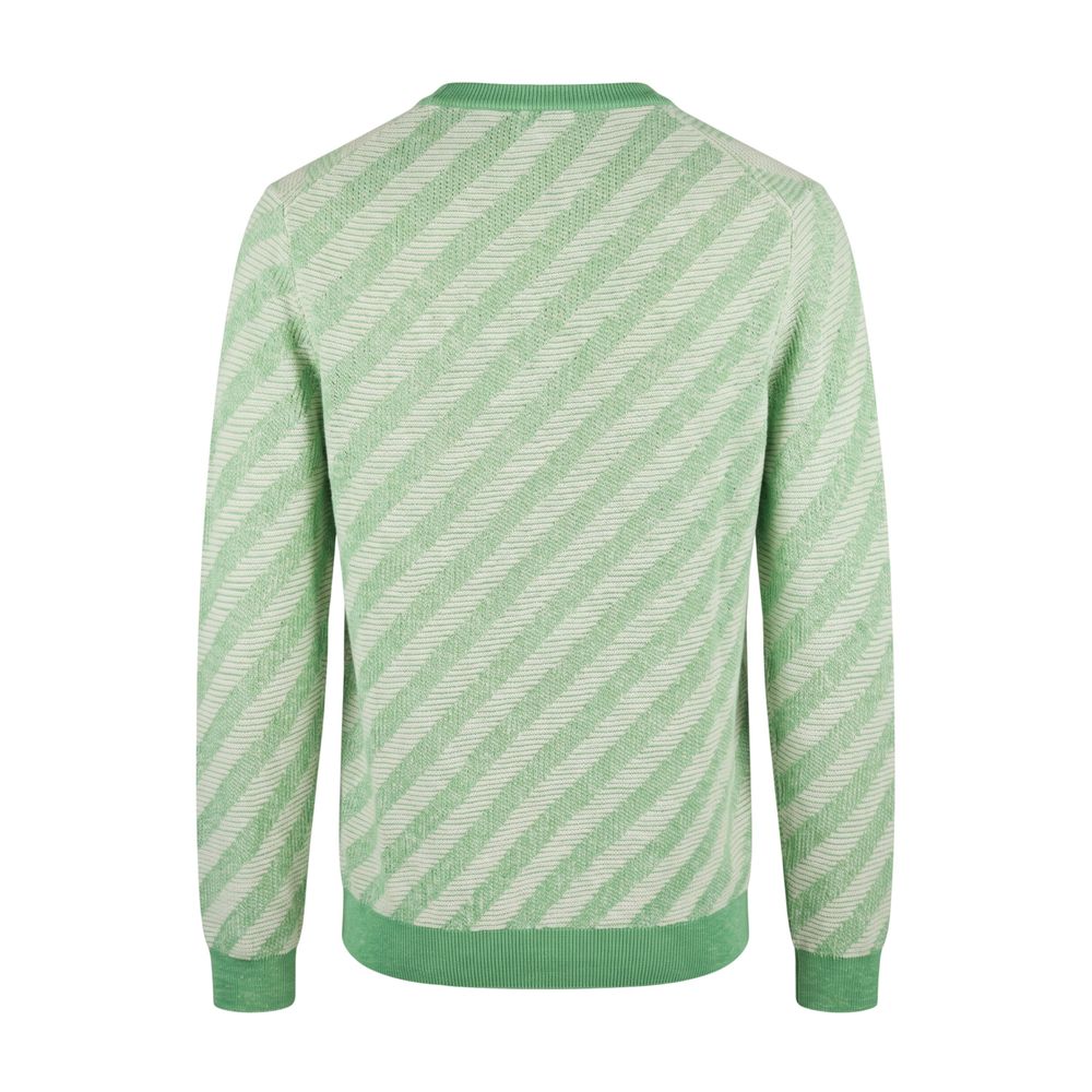 Malo Green Linen Men Sweater - Eljoys Fashion 