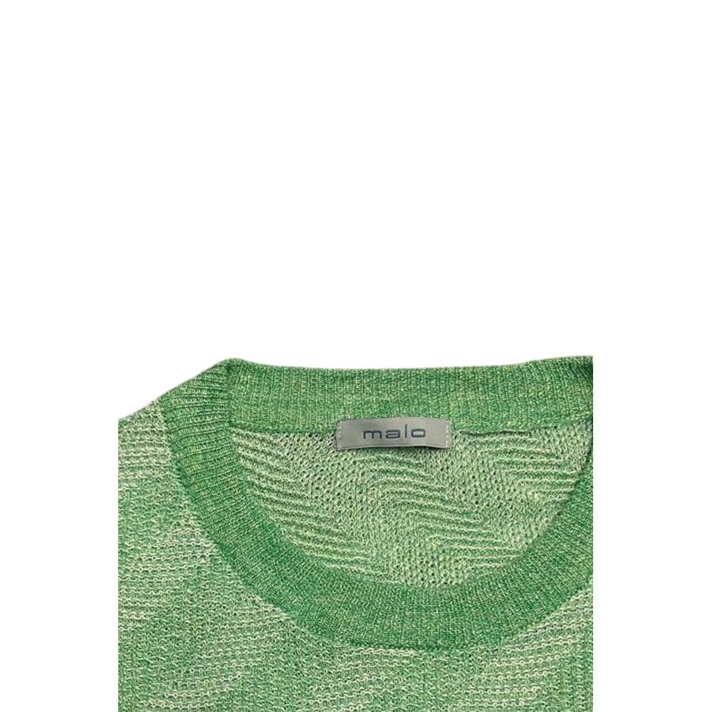 Malo Green Linen Men Sweater - Eljoys Fashion 